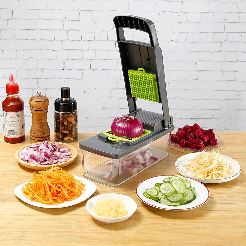 Set picador cortador de fruta y verdura 14 en 1