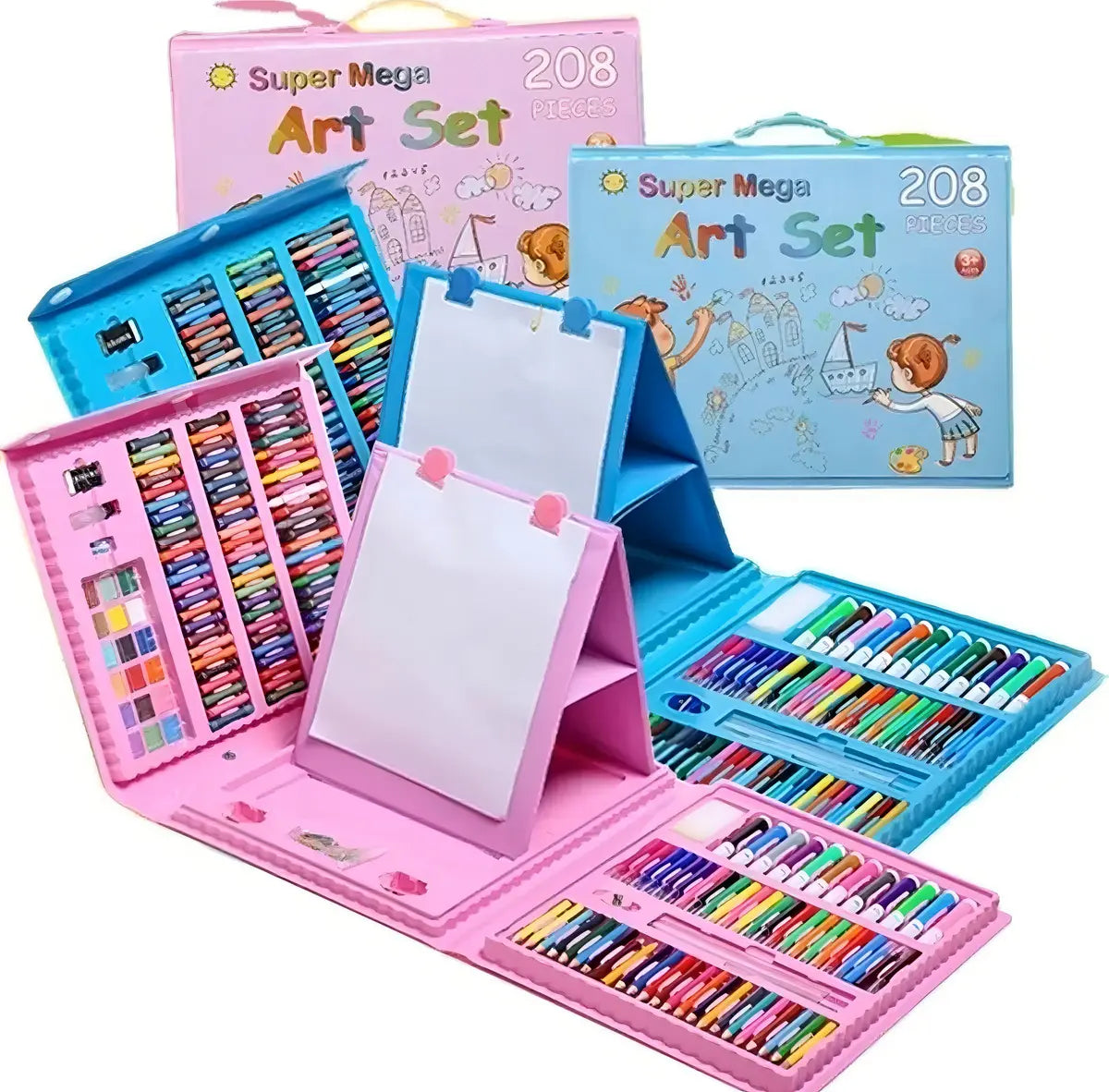 Set Arte Maleta 208 Piezas