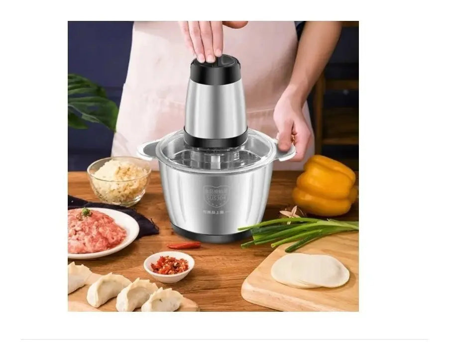 Picador Eléctrico Alimentos 4 Cuchillas